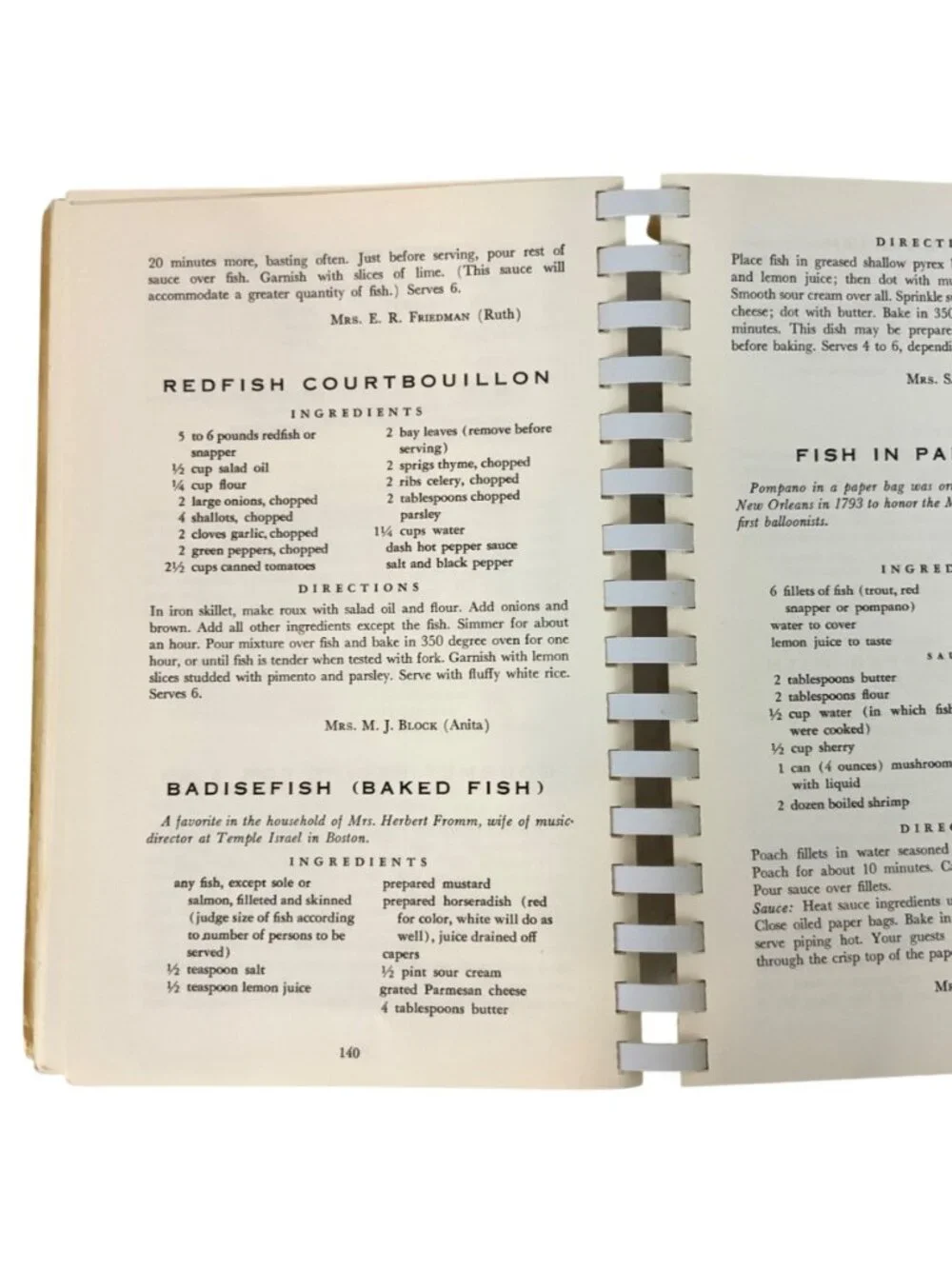 5000 Years In The Kitchen Cookbook 1977 Sisterhood Of Temple Emanu-El Dallas